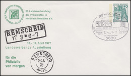 PU 110/18 BuS 40 Pf LV-Tagung Und Ausstellung NRW Vdph, SSt Remscheid 17.4.1977 - Private Covers - Mint