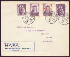 Danemark, Enveloppe à En-tête " Hafa " Du 9 Octobre 1946 De Aalborg Pour Orléans - Andere & Zonder Classificatie