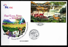 TURKEY - 2014 - NATURAL RESERVE AREAS- DEER -  9 JULY  2014- FDC - FDC