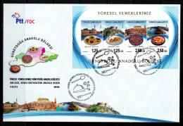 TURKEY - 2014 - OUR LOCAL DISHES - FOOD -  15 AUGUST  2014- FDC - FDC