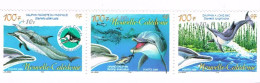 Nouvelle Caledonie Caledonie Timbre YT 965 A 967 Dauphin Dolphin Cetace Surcharge + 10 F Neuf BE - Booklets