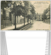28 VILLEMEUX. La Poste Avenue De La Gare 1932 - Villemeux-sur-Eure