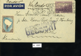 Argentinien, Luftpostbrief Von 1938 Gelaufen - Aéreo