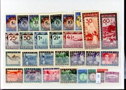 Slg. Postfrische Marken, Xx, 2 Lose Auf A5-Karten Dichtgesteckt, Schwerpunkt Motivmarken, Indonesien Bhutan - Bhutan