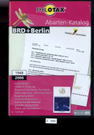 Katalog, Philotax, Bundesrepublik, Und Berlin, 6. Auflage, Abarten - Katalog - Deutsch
