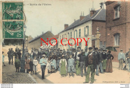02 GUISE. Ouvriers à La Sortie De L'Usine 1911 - Guise