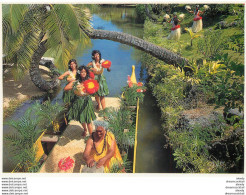 (MI) Photo Cpsm Grand Format POLYNESAN Hula Girls - French Polynesia