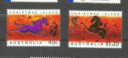 Christmas Island N°487, 488 Neufs** Cote 5.25€ - Christmas Island