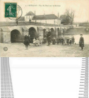 89 GUILLON. Enfants Près Du Pont Sur La Rivière 1910 - Guillon