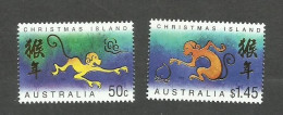 Christmas Island N°521, 522 Neufs** Cote 5.75€ - Christmas Island