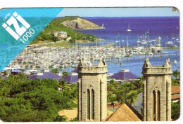 Nouvelle Caledonie Caledonie Telecarte Phonecard Prepayee IZI 1000 Francs Cathedrale Noumea Ex 2010 Ut BE - New Caledonia