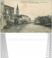 85 SAINT HILAIRE DE VOUST. Entrée Du Bourg Route Châtaigneraie. Carte Vierge - Saint Hilaire Des Loges