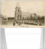 78 TRAPPES. Ronde D'enfants Devant L'Eglise Et Cimetière 1935. Edition Berger - Trappes