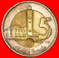 * BIMETALLIC (2011-2023): MOROCCO  5 DIRHAMS 1432-2011!· LOW START · NO RESERVE! - Maroc