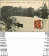 78 MANTES-LA-JOLIE. Seine Et Beffroi Avec Pêcheur 1912 - Mantes La Jolie