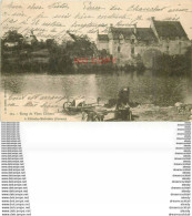 WW 23 CHATELUS-MALVALEIX. Lavandière à L'Etang Du Vieux Château 1903 - Chatelus Malvaleix