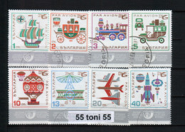 1969 - " Sofia 69" Exp. Phil. International - Transport 8v- Used /oblitere (O)  BULGARIE / Bulgaria - Gebraucht