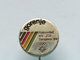 BADGE Z-51-7 - OLYMPIC GAMES SARAJEVO 1984, GORENJE - Leichtathletik