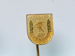 BADGE Z-51-7 - Athlétisme, Athletics, BASKETBALL, FOOTBALL, SPORTS GAMES, Ouvriers JEUX SPORTIFS, KRALJEVO - Athletics