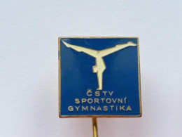 BADGE Z-51-9 - GYMNASTIC CZECHOSLOVAKIA, GYMNASTIQUE - Atletismo