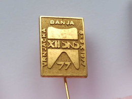 BADGE Z-51-9 - Athlétisme, Athletics, Athletic, CHAMPIONSHIP YUGOSLAVIA, VRNJACKA BANJA - Atletismo