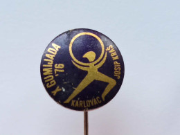 BADGE Z-51-10 - GYMNASTIC, GYMNASTIQUE GUMIJADA JOSIP KRAS KARLOVAC, CROATIA - Atletismo