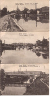 Comines Komen De Sluissen De Yzere Brug Le Pont De Chemin De Fere Les Ecluses 3 CPA Stuks R  912/d1 - Comines-Warneton - Komen-Waasten