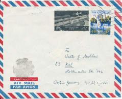 Egypt Air Mail Cover Sent To Germany - Poste Aérienne