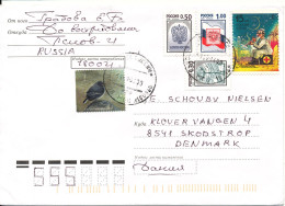 Russia Cover Nice Franked Sent To Denmark 1999 Topic Stamps - Storia Postale