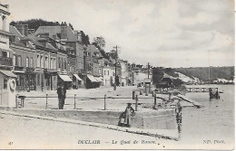 DUCLAIR ( 76 ) - Le Quai De Rouen - Duclair