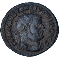 Constance Chlore, Æ Radiate, 295-299, Cyzicus, TTB+, Bronze, RIC:18a - La Tetrarchia E Costantino I Il Grande (284 / 307)