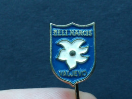 BADGE Z-74-1 - ALPINISM, Mountain, Mountaineering, BELI NARCIS, VALJEVO, SERBIA, FLOWER, FLEUR - Alpinisme