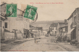 (54) TOUL. (Quartier De) Saint Mansuy . Au Fond, Le Mont St Michel (Epicerie, Vins, Pain - Enseigne Maréchal -Ferrand) - Toul