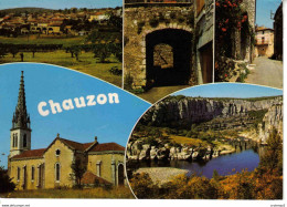 07 CHAUZON Vers Aubenas N°1030 En 5 Vues En 1978 - Aubenas