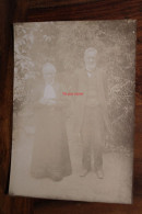 Carte Photo 1900's Louis Duval Archiviste Et Son épouse CPA Ak Tirage Print Vintage - Personnes Identifiées