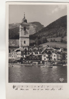 D9166) ST. WOLFGANG - Wolfgangsee - FOTO AK - Kirche Hotel Weisses Rössl - Ruderboot ALT - St. Wolfgang