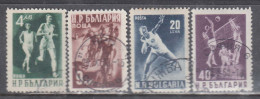 Bulgaria 1950 - Sport, Mi-Nr. 749A/52A, Used - Gebruikt