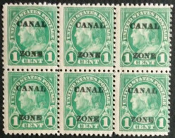 Estados - Unidos: Año.1924 - 25 (Canal  Zona) Tipos "A"  Scott. **Número 71e - BL. 6 - Buenos Ejemplares. Valor 74€. - Nuovi