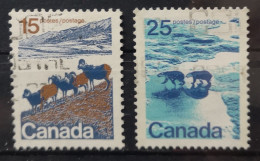 Kanada 1972 Wildtiere 506/10° Gebr. Nur Die Säuger 2v Im Angebot - Used Stamps