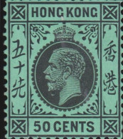 Hong Kong     .    SG    .    128  (2 Scans)  .  1921-37    .  Mult Script CA      .    *   .    Mint-hinged - Ongebruikt