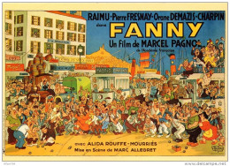 DUBOUT-AFFICHE FILM FANNY 1950-PAGNOL RAIMU FRESNAY DEMAZIS CHARPIN - - Dubout