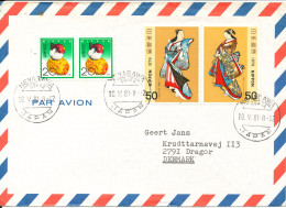 Japan Air Mail Cover Sent To Denmark Neyagawa 10-5-1981 Very Nice Cover - Corréo Aéreo
