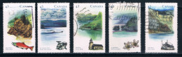 CANADA 1993,  Rivers 3rd Series, Serie Completa Usata - Oblitérés