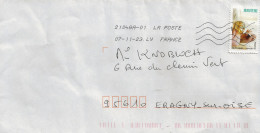 Timbre Seul Sur Lettre Métier D'excellence 2023, Bijouterie N°A2262 (oblitération Du 07/11/2023) - Covers & Documents