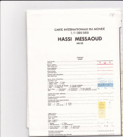 Carte Topographique IGN Carte Internationale Du Monde 1/1 000 000 Hassi Messaoud Algérie NH-32 1964 Actuellement épuisé - Cartes Topographiques