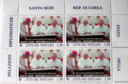 VATICAN 2023, 60 ANNI RELAZIONI REPUBBLICA KOREA,  BLOKS MNH** - Nuevos