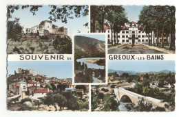 04/ CPSM - Souvenir De Gréoux Les Bains - Gréoux-les-Bains