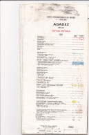 Carte Topographique IGN Carte Internationale Du Monde 1/1 000 000 Agadez Niger NE 32 1975 Edition Spéciale - Cartes Topographiques