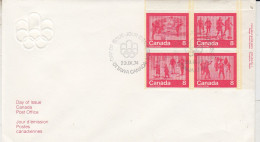 Canada 1974 Keep Fit / Winter / Cover Olympic Games FDC Ottawa 23.9.1974 (CN155B) - 1971-1980