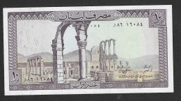 Libano - Banconota Non Circolata FdS UNC Da 10 Livres P-63f - 1986 #19 - Libanon